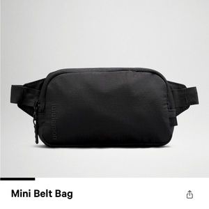 Lululemon Everywhere Belt Bag MINI, Black NWT